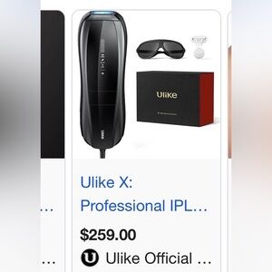 X Black IPL Hair Removal Device